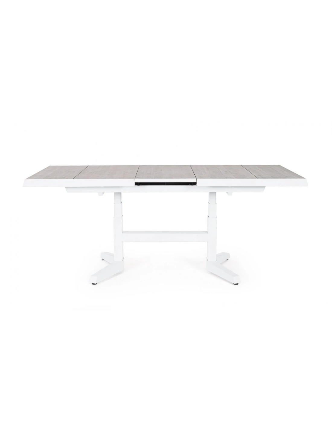 Table élévatrice Extensible Robert Aluminium Céramique Blanc 3 Table élévatrice Extensible Robert Aluminium Céramique Blanc – Image 3