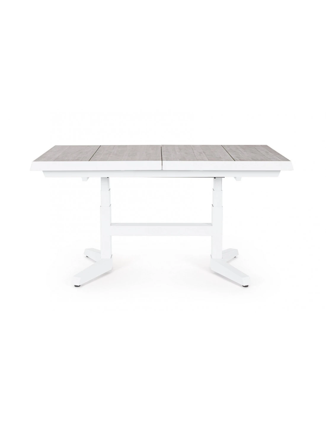 Table élévatrice Extensible Robert Aluminium Céramique Blanc 4 Table élévatrice Extensible Robert Aluminium Céramique Blanc – Image 4