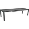 Table De Jardin Extensible Anthracite 214 (254/294) X 100 Cm Plateau HPL - Stern - HPL SILVERSTAR CIMENT