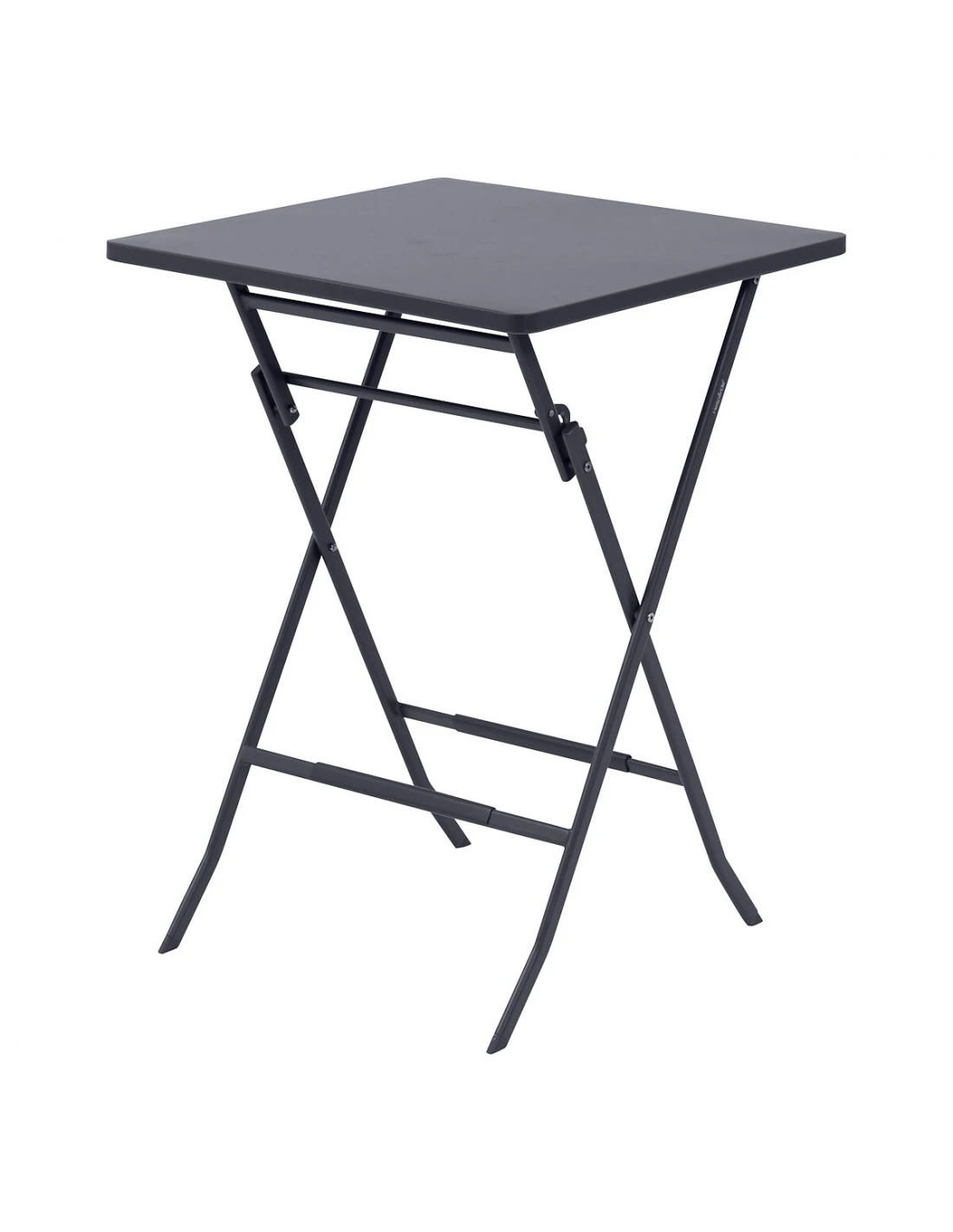 Table Greensboro Haute Carrée 2 Places - Acier - Gris 1 Table Greensboro Haute Carrée 2 Places - Acier - Gris