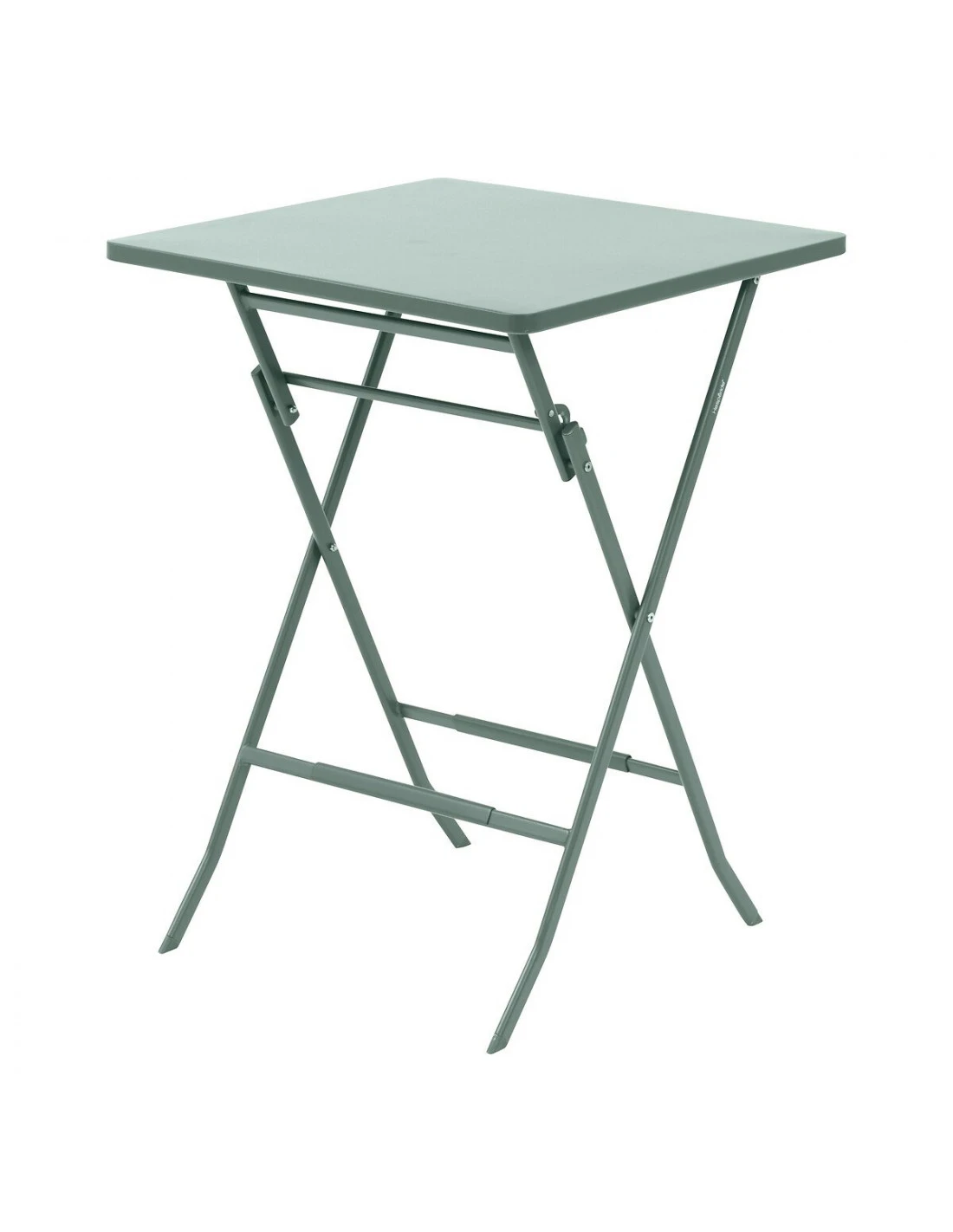 Table Greensboro Haute Carrée 2 Places - Acier - Vert Olive 1 Table Greensboro Haute Carrée 2 Places - Acier - Vert Olive