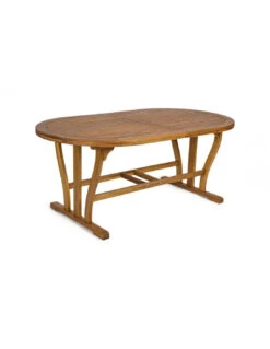 Table Ovale Extensible Acacia Noémi 180/240 X 100cm -Mobilier De Jardin table ovale extensible acacia noemi 180240 x 100cm 1 2