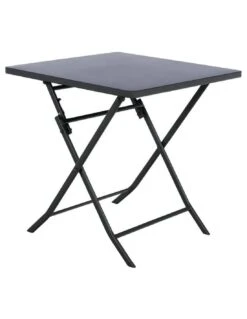 Table Pliante Carrée Greensboro 2 Places - Graphite