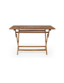 Table Pliante Rectangle En Acacia Noemi 120 X 70 Cm -Mobilier De Jardin table pliante rectangle en acacia noemi 120 x 70 cm 2