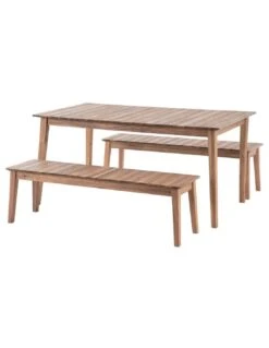 Table Rectangulaire TIWI En Bois D'Acacia -Mobilier De Jardin table rectangulaire tiwi en bois d acacia 2