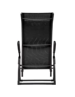 Transat Basculant Decima - Aluminium Et Texaline - Graphite / Anthracite -Mobilier De Jardin transat basculant decima aluminium et texaline graphite anthracite 1 5