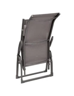 Transat Basculant Decima - Aluminium Et Texaline - Noisette / Praline -Mobilier De Jardin transat basculant decima aluminium et texaline noisette praline 4