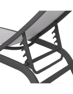 Transat Bonao 4 Positions - Aluminium Et Texaline - Graphite / Galet -Mobilier De Jardin transat bonao 4 positions aluminium et texaline graphite galet 4