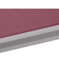 Transat De Jardin Milenio - 5 Positions - Aluminium Et Texaline - Graphite / Bordeaux -Mobilier De Jardin transat de jardin milenio 5 positions aluminium et texaline graphite bordeaux 4