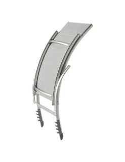 Transat Pliant Samba - 4 Positions - Aluminium Anodisé - Galet -Mobilier De Jardin transat pliant samba 4 positions aluminium anodise galet 2