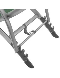 Transat Pliant Samba - 4 Positions - Aluminium Anodisé - Graphite / Olive -Mobilier De Jardin transat pliant samba 4 positions aluminium anodise graphite olive 6